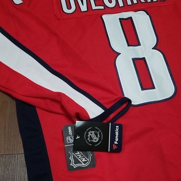 Washington Caps NHL Ice Hockey Jersey Sewn Stitched Size XL ( 54) Brand… - Picture 7 of 7